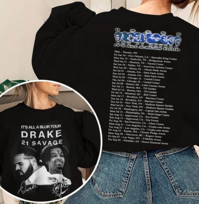 Drake 21 Savage T shirt, Drake 21 Savage merch