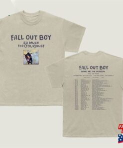 Fall Out Boy So Much For Tour Dust 2023 Unisex Tshirt