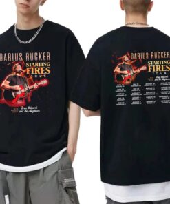 Darius Rucker Starting Fires Tour 2023 Shirt, Darius Rucker Tour tshirt