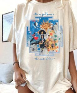 Tears For Fears The Tipping Point Tour Shirt, Tears For Fears Band Retro Crewneck Unisex T-shirt