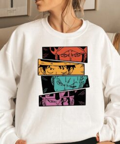 One Piece Sweatshirt, Straw Hat Pirates Hoodie, Monkey D. Luffy, Zoro Sweatshirt, Anime Lover Hoodie