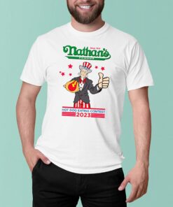 Nathan's hot dog eating contest 2023 shirt, Trendy Hot Dog Shirt