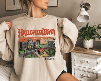 Halloweentown University Est 1998 Sweatshirt, Halloween Town Sweatshirt