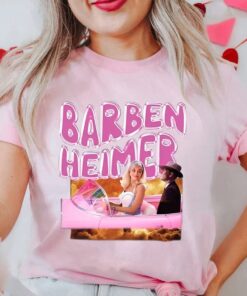 Oppenheimer Movie 2023 Shirt, Barbieheimer Active Shirt, Barbie Shirt, Christopher Nolan Margot Robbie Shirt