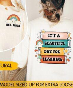 Back to School Shirt for Teacher, Teacher Shirts, It's a Beautiful Day For Learning Shirt