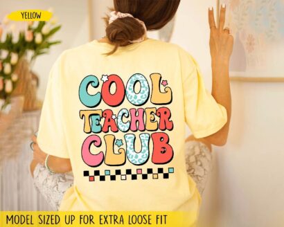 First Day Of School Shirt Teacher, Back To School Shirt For Teacher, Cool Teacher Club, New Teacher Shirt