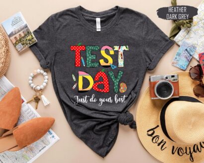 Testing Shirts For Teachers, Funny Teacher Testing Shirt, Test Day Teacher Shirt