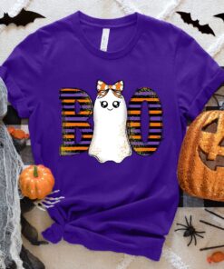 Boo Girl Ghost Shirt, Halloween Shirt, Cute Halloween Shirt, Retro Halloween Tee