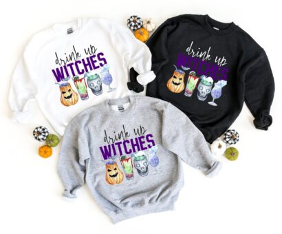 Drink Up Witches Shirt, Halloween Witches Shirt, Midnight Margaritas Shirt