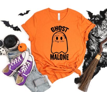 Ghost Malone Shirt, Funny Ghost Shirt, Halloween Shirt, Cute Ghost Shirt