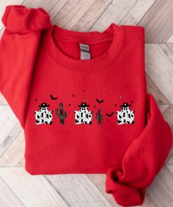 Halloween Cow Sweatshirt, Western Sweatshirt, Halloween Cowboy Shirt