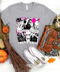 Horror Characters Shirt, Spooky Shirt, Halloween Horror Movie Shirt