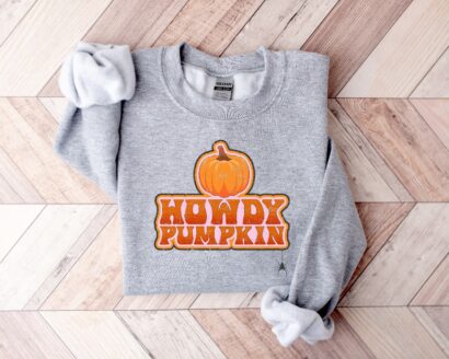 Howdy Pumpkin Sweatshirt, Halloween Sweatshirt, Western Halloween Shirt