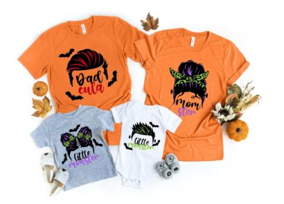 Monster Family Shirt, Halloween Family Matching Shirt, Dadcula Shirt