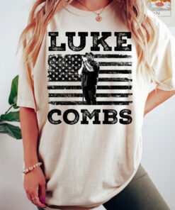 Luke Combs T Shirt, Luke Combs Bullhead Tour 2023 Merch, Comfort colors shirt