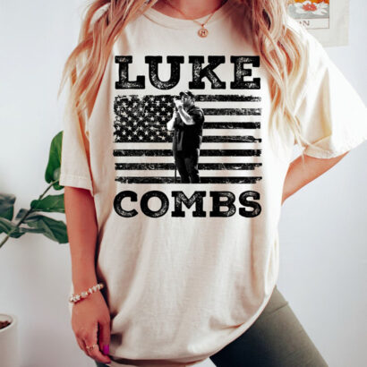 Luke Combs T Shirt, Luke Combs Bullhead Tour 2023 Merch, Comfort colors shirt