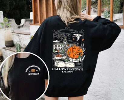 Halloweentown University Sweatshirt, Halloween Town Sweatshirt, Retro Halloweentown Sweatshirt