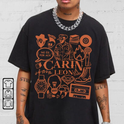 Carin Leon Doodle Art Shirt, Carin Leon Tour 2023 shirt, Carin Leon tshirt