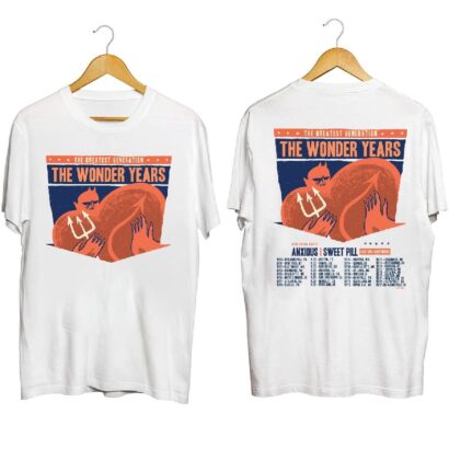 The Wonder Years The Greatest Generation 2023 Tour Shirt, Comfort colors shirt