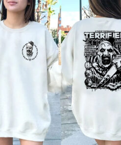 Terrifier Cover Clown TShirt, Scary Horror Movie Shirt, Scary Horror Halloween Movie TShirt