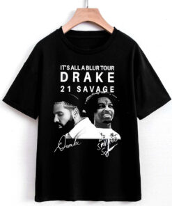 Drake 21 Savage Tour Shirt, It’s All A Blur Tour 2023 Shirt