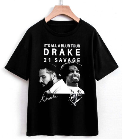 Drake 21 Savage Tour Shirt, It’s All A Blur Tour 2023 Shirt