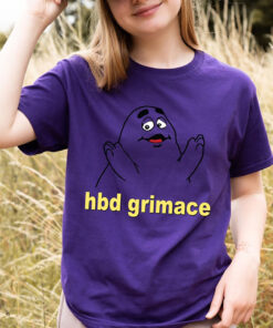 Hbd Grimace Shirt, Grimace Shirt, Mc Donalds’s Hbd Grimace Shirt