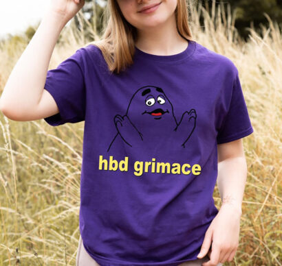 Hbd Grimace Shirt, Grimace Shirt, Mc Donalds’s Hbd Grimace Shirt