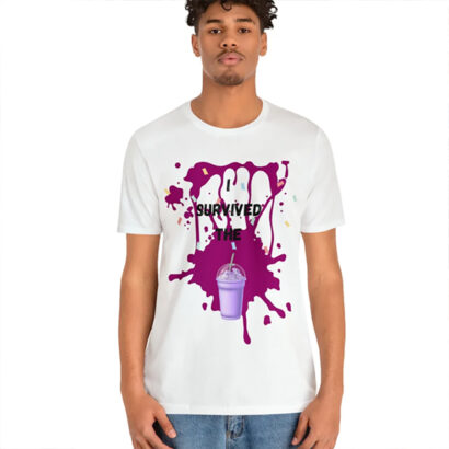 HBD Grimace Shake Inspired TShirt, I Survived the Shake Tee, Grimace Shake tshirt