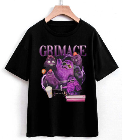 Grimace tshirt, Hbd Grimace Shirt, Mc Donalds’s Hbd Grimace Shirt