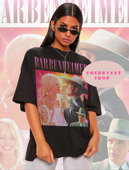 Barbenheimer Barbie the destroyer of word shirt, Barbie Movie Oppenheimer Shirt, Christopher Nolan Margot Robbie shirt, 72123 shirt