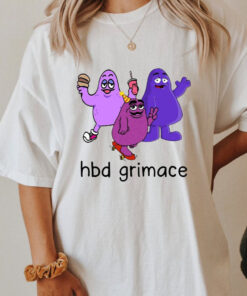 Hbd Grimace Shirt, Grimace Shirt, Grimace meme shirt