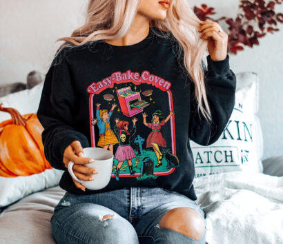 Easy Bake Coven Halloween Shirt,Retro Vintage Halloween 90s