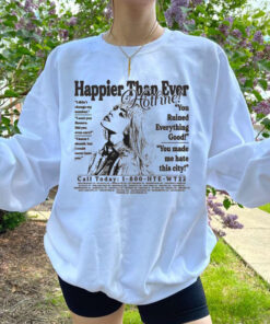 Billie shirt, Happier Than Ever Vintage Shirt