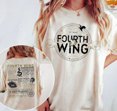 Fourth wing shirt, Fourth wing, Fourth wing merch