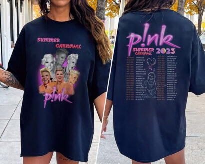 Pink Tour Shirt, Pink Summer Carnival 2023 Tour tshirt, P!nk Pink tour tshirt