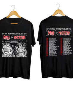 Gojira and Mastodon tour shirt, Gojira and Mastodon The Mega Monsters Tour 2023 Shirt