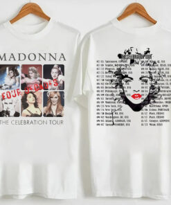 Madonna tour shirt, The Celebration Tour Madonna TShirt, Four Decades Madonna Tour 2023 Shirt