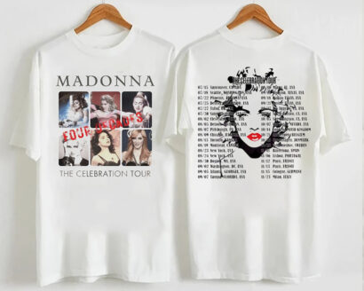 Madonna tour shirt, The Celebration Tour Madonna TShirt, Four Decades Madonna Tour 2023 Shirt