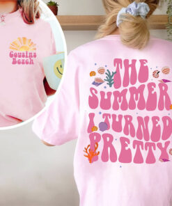 Cousins Beach shirt, Cousins Beach Two-sided Comfort Colors Shirt, The Summer I Turned Pretty Shirt