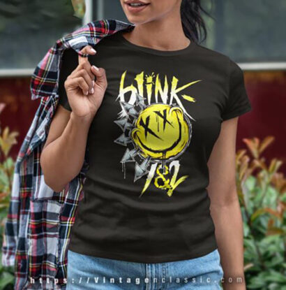 Blink 182 Logo The World Tour 2023 Shirt