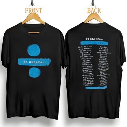 Ed Sheeran Divide Tour T-shirt, Ed Sheeran Concert 2023 Tshirt, Ed Sheeran Us Tour 2023 Merch TShirt