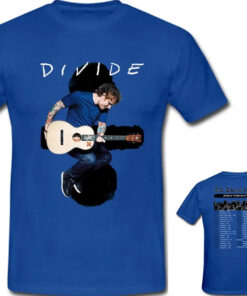 Mens Ed Sheeran Concert T-shirt Divide Tour Black, Ed sheeran tshirt