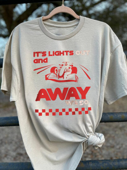 It's Lights Out And Away We Go Shirt, Formula One Racing Shirt, Formula 1 tee