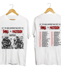 Gojira and Mastodon The Mega Monsters Tour 2023 Shirt