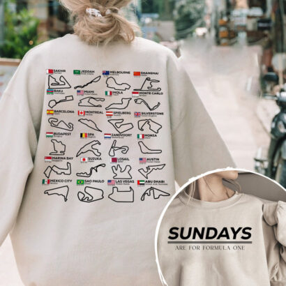 Formula 1 shirt, Sundays Are For F1 Shirt, Madeleine Formula 1 Sweatshirt