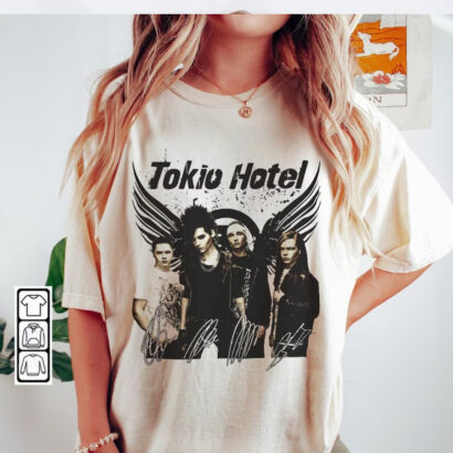 Tokio Hotel Band Music Shirt, Tokio Hotel Concert 2023 Merch comfort color shirt