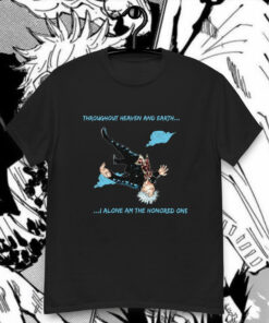 jujutsu kaisen t shirt, Gojo I Am The Honored One Premium Anime Manga Inspired TShirt