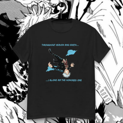 jujutsu kaisen t shirt, Gojo I Am The Honored One Premium Anime Manga Inspired TShirt