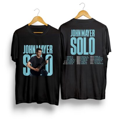 John Mayer Solo Tour Shirt, North American Tourdates 2023 Graphic Shirt